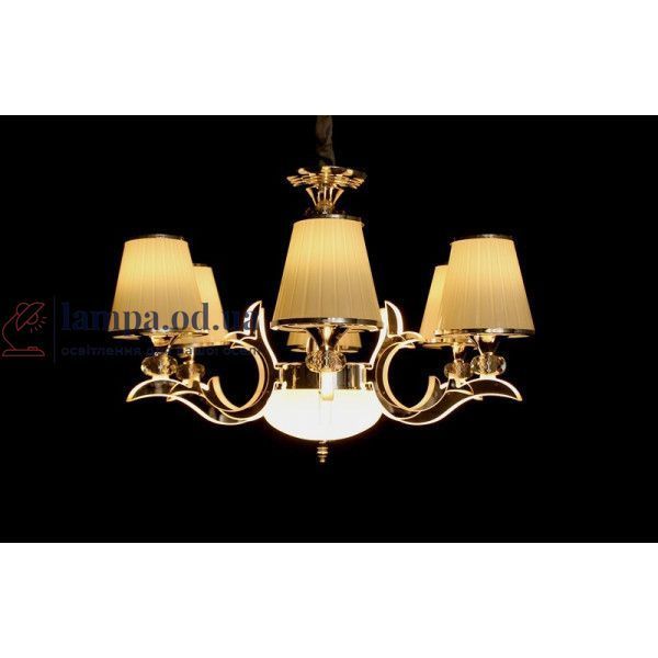 Люстра класична Linisoln 8329/6 Pearl Black 8329/6 CH фото