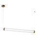 Люстра LED Levistella 7813110 (1000) AB, 14W, 3000K, бронзовый металл + акрил, потолочная для дома LVS6130 фото 2