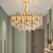 Люстра с хрусталем Linisoln 2244-500, золото, 9xE14, 50 см, 15-17 м&sup2; 2244-500 фото 1
