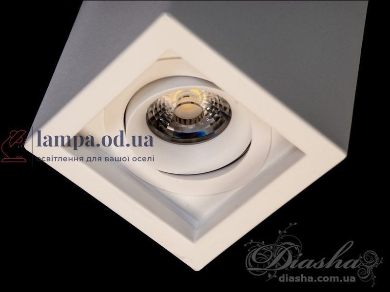 Світильник накладний поворотний LED Diasha 136F-WH, 10W, 550lm, білий, для кухні та інтер'єру 136F-WH фото
