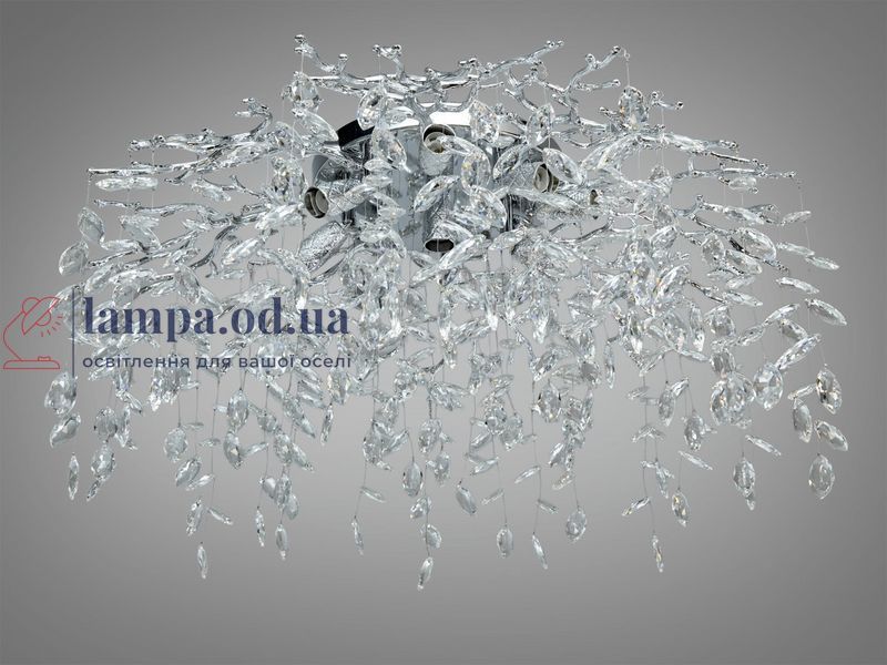 Потолочные люстры Глициния Diasha P8060/D800HR хром 9xE14 до 18м&sup2; P8060/D800HR фото