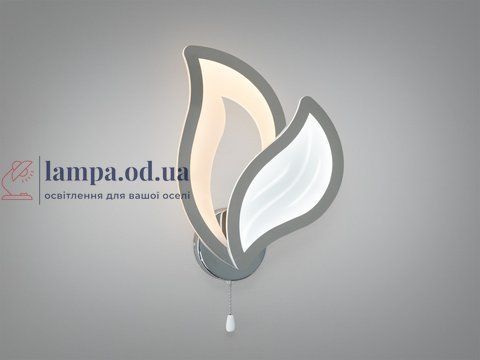 Світлодіодне бра Diasha 9033/1HR листок хром 25Вт 1375Лм 3 режими 9033/1HR фото