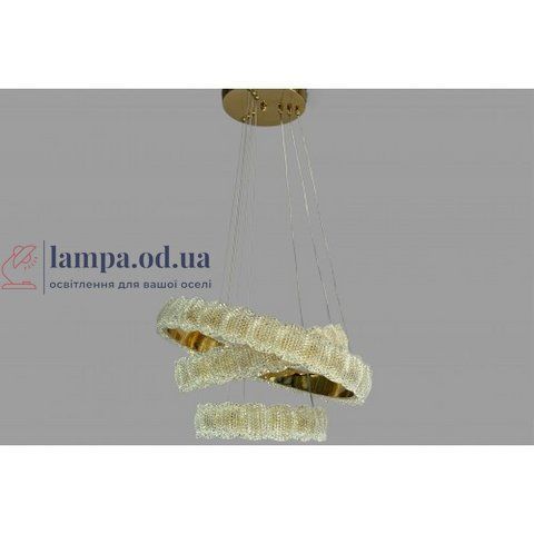 Полуисковая люстра кольца Linisoln 1533-50*40*30 FG металл, акрил, круги 50-40-30 см, LED-лента, 80 Вт 1533-50*40*30 FG фото