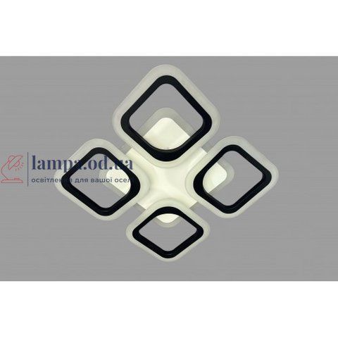 Люстра Linisoln 5588-4S BK LED-3 LED диммируемая белый/черный/серый/кофе 36 Вт 4 лампы 5588-4S BK LED-3 фото