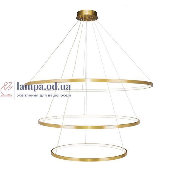 Люстра стельова LED Levistella 7529832-3A BRONZE LED (600+800+1000), 164W, три режими світла, бронзовий метал, сучасний стиль для LVS5152 фото