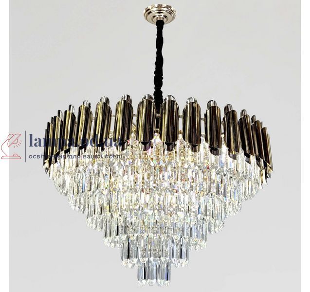 Велика каскадна кришталева люстра Artlight 88128/800, золото, 18 ламп E14, &Oslash;79,7 см, від 20-30 м&sup2; 88128/800 фото
