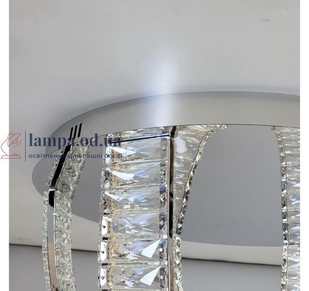 Стельова кришталева LED-люстра Artlight 578/600CH з каскадними стрічками, хром, 56 Вт, від 13-20 м&sup2; 578/600CH фото