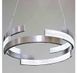 Срібляста підвісна LED люстра-кільце з прозорим декором Artlight 3684/85SN 3684/85SN фото 4
