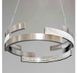 Срібляста підвісна LED люстра-кільце з прозорим декором Artlight 3684/85SN 3684/85SN фото 2