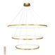 Люстра стельова LED Levistella 7529832-3A BRONZE LED (600+800+1000), 164W, три режими світла, бронзовий метал, сучасний стиль для LVS5152 фото 1