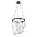Люстра стельова LED Levistella 7813175 BK, 23W, 3000K, чорний, сучасний стиль LVS6143 фото 1