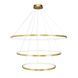 Люстра стельова LED Levistella 7529832-3A BRONZE LED (600+800+1000), 164W, три режими світла, бронзовий метал, сучасний стиль для LVS5152 фото 2
