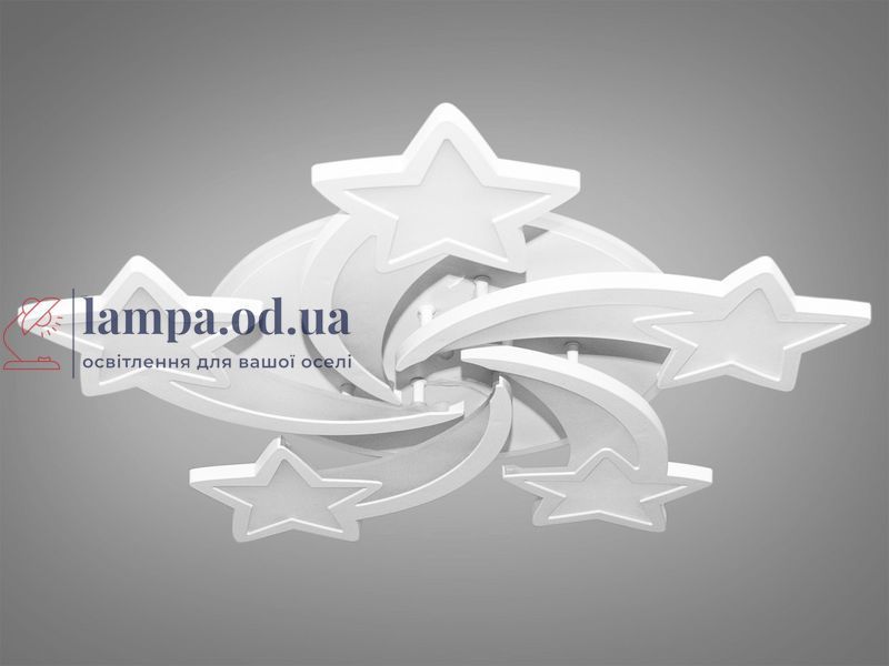 Світлодіодна люстра з пультом для дитячої кімнати Diasha 8163/5WH LED 3color, 85W 8163/5WH LED 3color dim фото