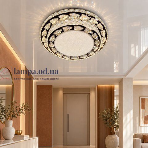 Потолочная LED люстра Linisoln 3327-500 CH/FG, 140 Вт, хром и золото, 48 см, 15-17 м&sup2; 3327-500 CH/FG фото