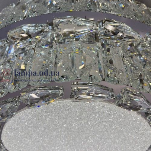Потолочная LED люстра Linisoln 3327-500 CH/FG, 140 Вт, хром и золото, 48 см, 15-17 м&sup2; 3327-500 CH/FG фото