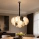 Дизайнерская подвесная люстра Artlight 21822/500CH хром с прозрачными и белыми стеклянными дисками 21822/500CH фото 1