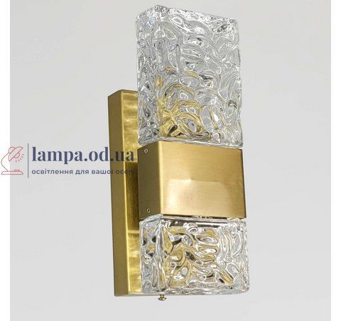 Светодиодное настенное бра Artlight B165-WALL, 18 Вт, латунь и прозрачное стекло B165-WALL фото