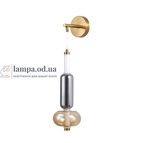 Бра настінне LED Levistella 788W39331 AB+SM+AM, 5W, 4000K, абажур, сучасний стиль LVS5476 фото
