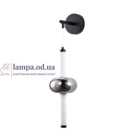 Бра настінне LED Levistella 788W39341 BK+SM, 5W, 4000K, чорний+сірий, сучасний стиль LVS5474 фото