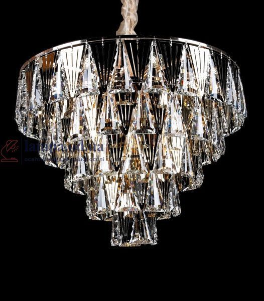 Люстра кришталева Splendid Ray L5885/D600/12 (GD), 12 ламп, E14, золото, шампанське, сучасний стиль 30385889 фото