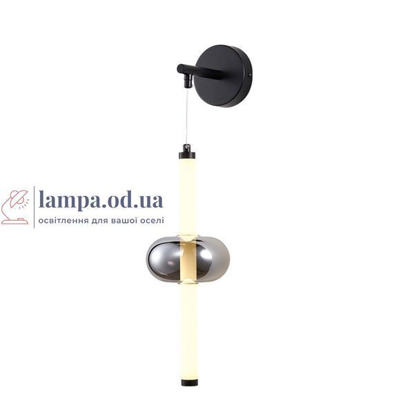 Настенное бра LED Levistella 788W39341 BK+SM, 5W, 4000K, черный+серый, современный стиль LVS5474 фото