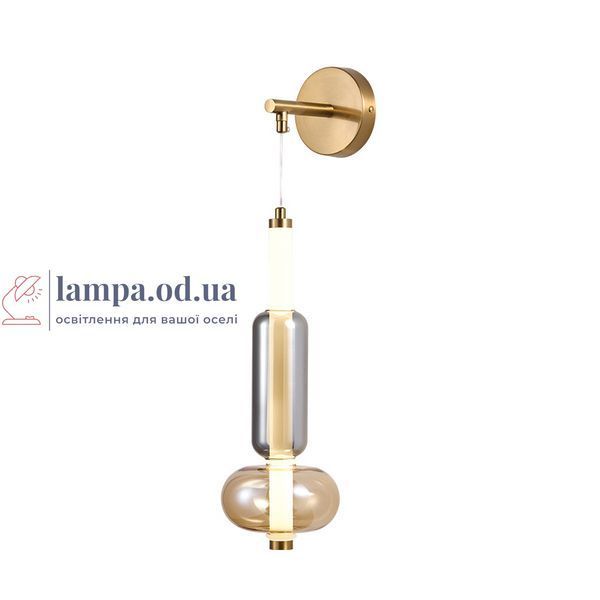 Бра настінне LED Levistella 788W39331 AB+SM+AM, 5W, 4000K, абажур, сучасний стиль LVS5476 фото