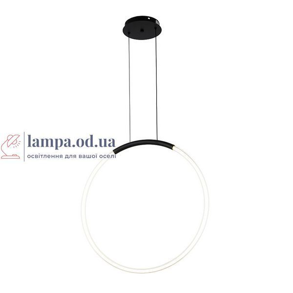 Потолочная люстра LED Levistella 7812022 (600) BK, 23W, 3000K, черный, современный стиль LVS6121 фото