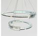 Подвесная LED-люстра Artlight 561/80+60 с двумя хрустальными кольцами, латунь, 165 Вт, от 20-30 м&sup2; 561/80+60 фото 5