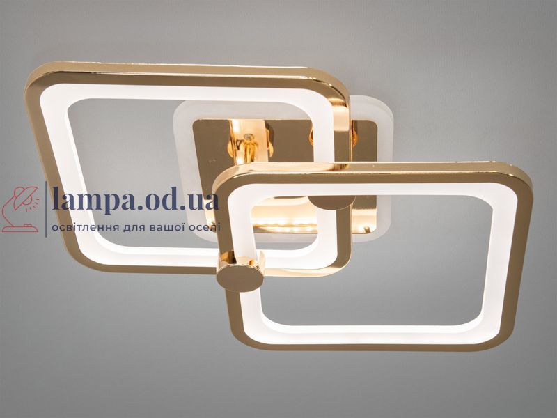 Сучасна стельова LED-люстра для дитячої Diasha 8208/2G LED 3color dimmer &mdash; золота, 50 Вт, 33&times;42 см 8208/2G LED 3color dimm фото