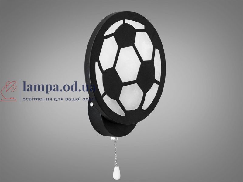 Настенный светильник LED Diasha 8065/1BK Футбольный мяч, 16W, 935 лм, металл, акрил, современный стиль для детей 8065/1BK фото