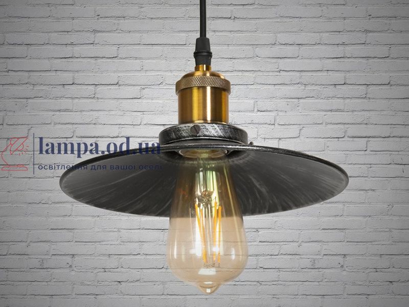Подвесной светильник E27 Diasha 6856-210-BK-SV Loft, высота 99 см, диаметр 21 см, стильный дизайн для интерьера 6856-210-BK-SV фото