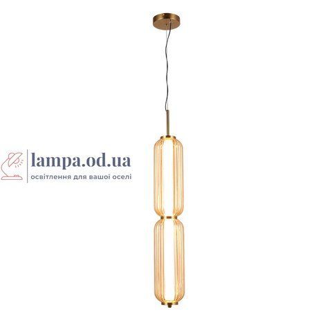 Подвесной светильник LED Levistella 79112303-2led AB+BR, 70W, три режима, стеклянный плафон, для гостиной LVS6016 фото