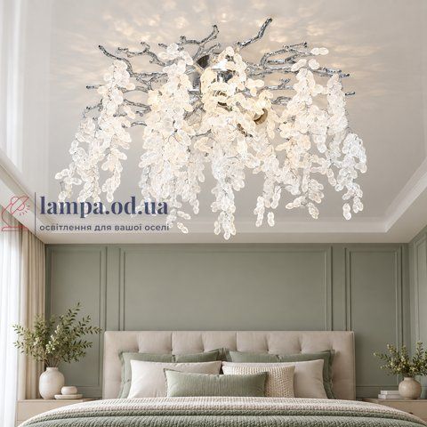 Потолочная люстра Diasha P8050/D500HR, хром, 5xE14, до 40 Вт/лампа, до 17 м&sup2; P8050/D500HR фото