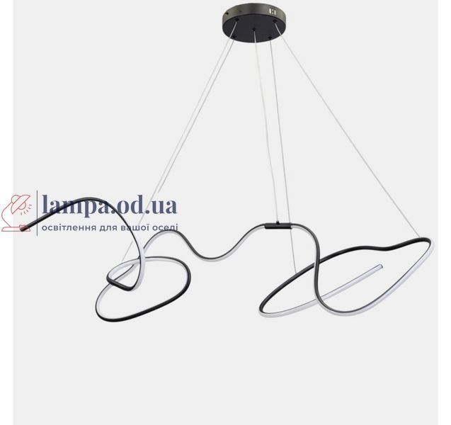 Світлодіодна люстра підвісна Artlight 51020S-BK, 78 Вт, чорна 51020S-BK фото