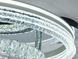 Стельова LED люстра Diasha 8811/600+400A хром 120 Вт кришталь пульт 8811/600+400A фото 5