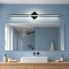 LED бра с линейными лучами Linisoln 7585-60, 15 Вт, черный, 60 x 15 см