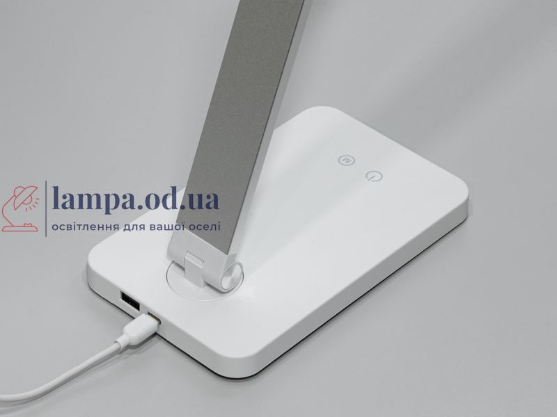 Настольная лампа LED Diasha 856SL, 5W, хром сатин, регулируемая высота 20-67 см, IP20, 200 лм 856SL фото