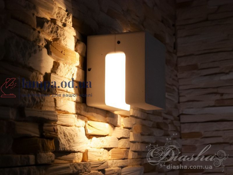 Фасадный светильник LED Diasha DFB-5001-C-WH, 7W, белый, IP67, для кафе/ресторанов, коридоров, улицы, стиль Лофт DFB-5001-C-WH фото