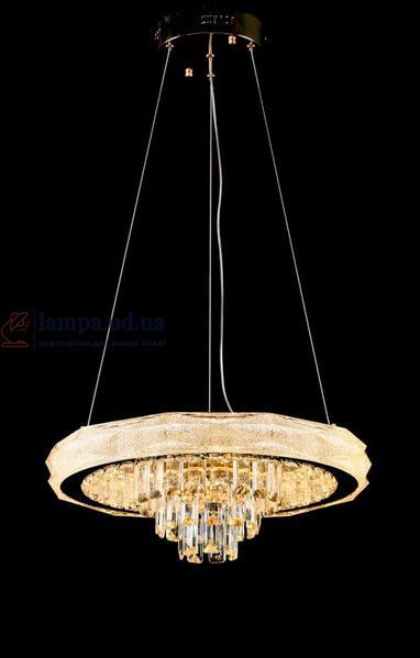 Світлодіодна люстра Splendid Ray LC131/1+1 LED (CH) з кришталем, золото, 40 Вт 30436200 фото