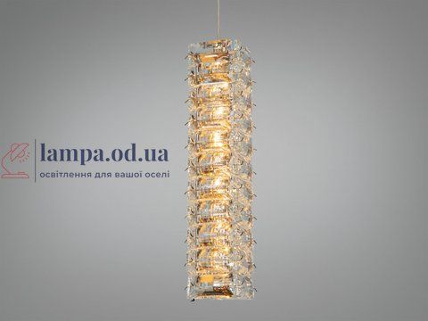 Світлодіодний підвіс Diasha 7896/1S-gold кришталь, золото 10 Вт 7896/1S-gold фото