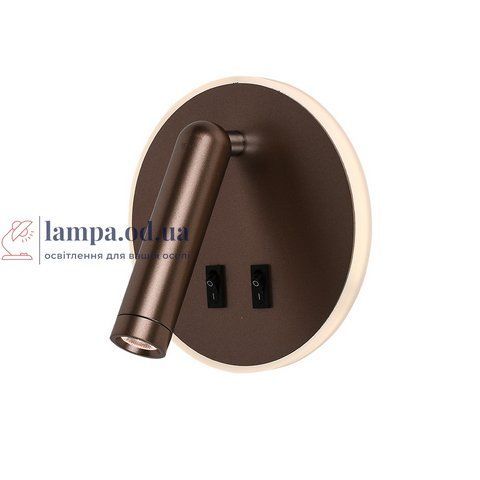 Бра настінне LED Levistella 806V306R CF 4000K, 4W, 4000K, коричневий, сучасний стиль LVS5631 фото