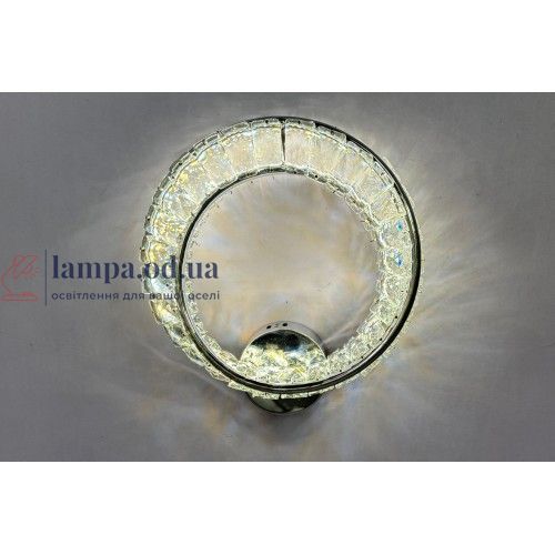 Светодиодное бра Linisoln 6105-300B CH с хрусталем, хром, 15 Вт 6105-300B СН фото