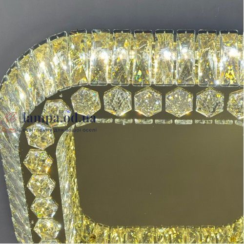 Стельова LED-люстра для вітальні Linisoln 3216-50*50 FG золото 140 Вт до 18 м 3216-50*50 FG фото