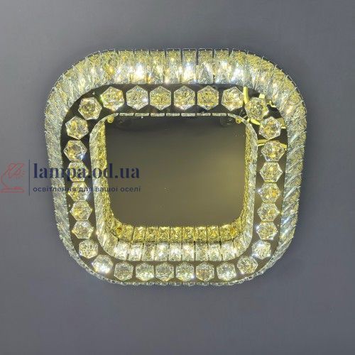 Стельова LED-люстра для вітальні Linisoln 3216-50*50 FG золото 140 Вт до 18 м 3216-50*50 FG фото