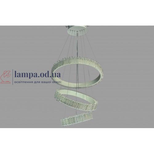 Подвесная люстра Linisoln 1535-50*40*30 WH металл, акрил, белый, 3 лампы 1535-50*40*30 WH фото