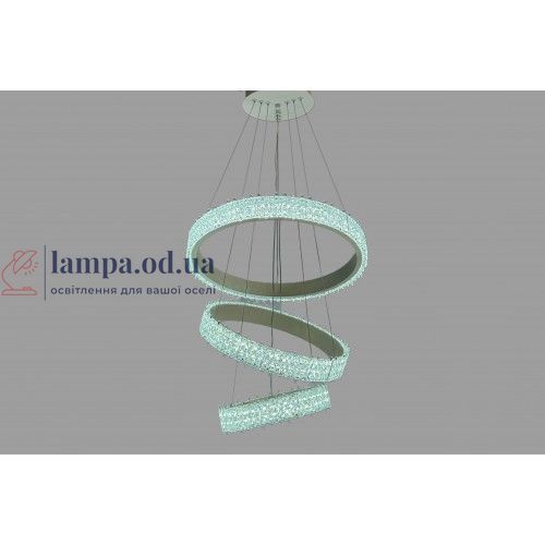 Подвесная люстра Linisoln 1535-50*40*30 WH металл, акрил, белый, 3 лампы 1535-50*40*30 WH фото