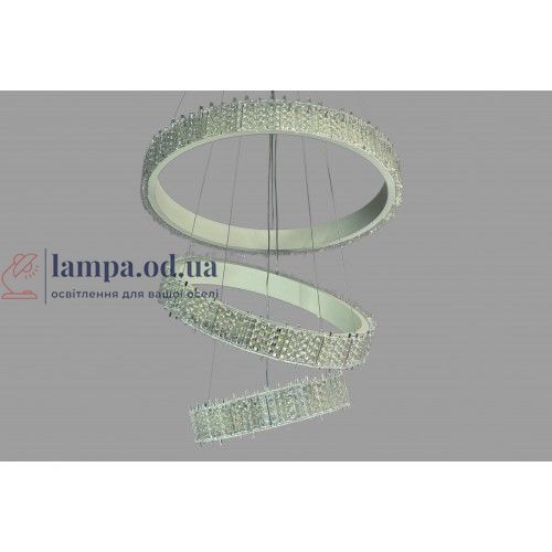 Подвесная люстра Linisoln 1535-50*40*30 WH металл, акрил, белый, 3 лампы 1535-50*40*30 WH фото