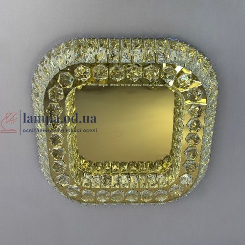 Стельова LED-люстра для вітальні Linisoln 3216-50*50 FG золото 140 Вт до 18 м 3216-50*50 FG фото