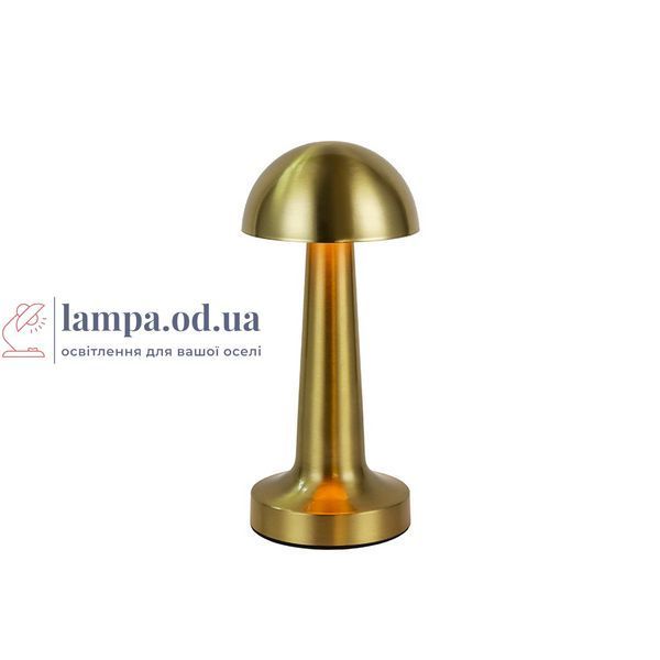 Настільна лампа LED Levistella 795LTA11 GOLD, сенсорне управління, акумулятор, три режими світла, золото, сучасний стиль LVS5332 фото