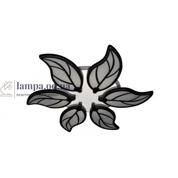 Люстра потолочная светодиодная с пультом и подсветкой Linisoln 8881/6 BK 3color 8881/6 BK LED-3 фото